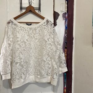 BB DAKOTA Sheer Sweatshirt Women’s Plus size 3X